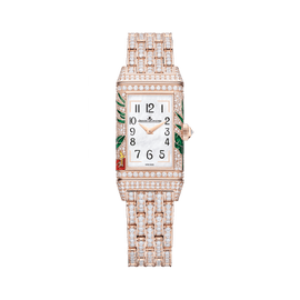 Reverso One ‘Hibiscus Rosa’翻转系列珍稀花卉朱槿花腕表