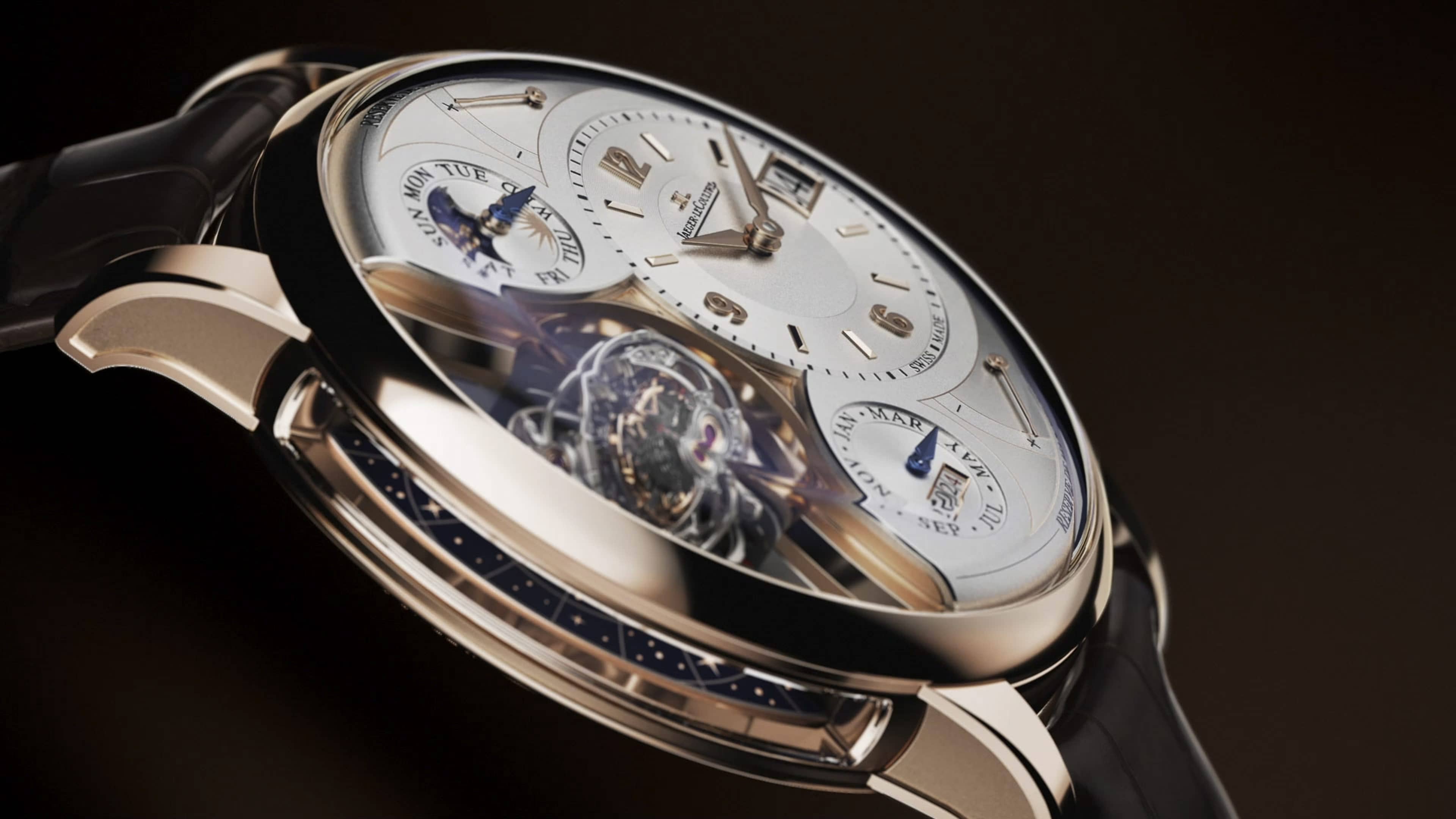 duometre heliotourbillon perpetual双翼系列三轴陀飞轮万年历腕表